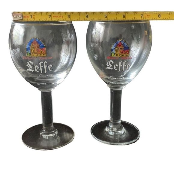Vintage Leffe Beer Glasses Embrace the Timeless Beauty and Flavors of A Classic - Picture 14 of 14
